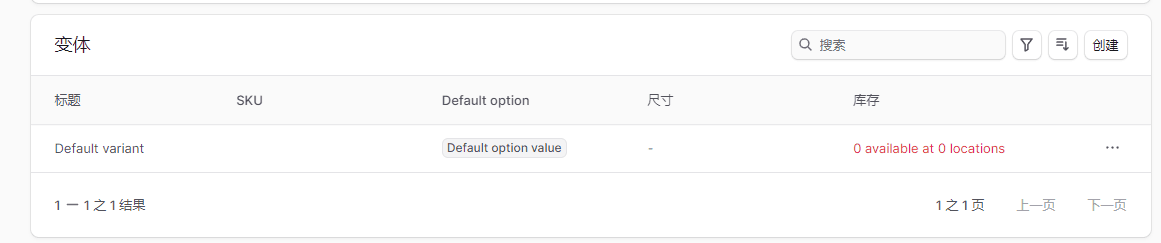 产品变体